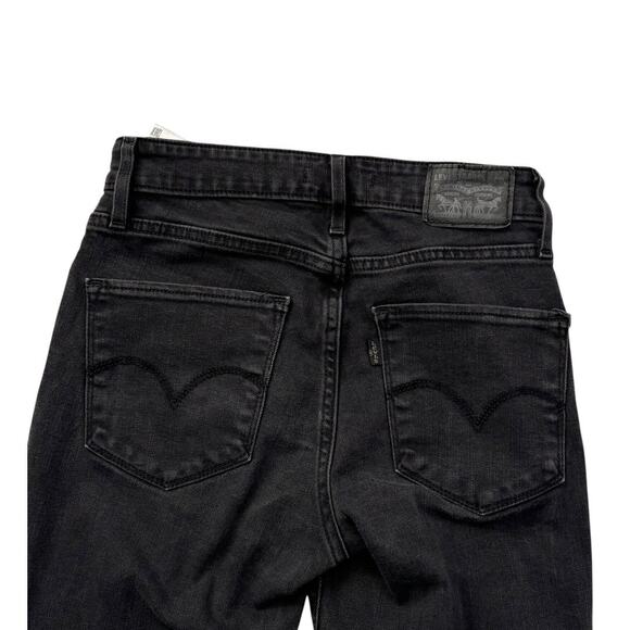 Levi’s Black Jeans - Style 721 High Rise Skinny - 26 Waist 29 Inseam - Picture 6 of 9